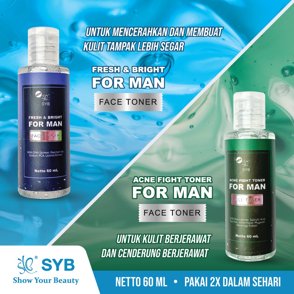 Jual NEW SYB FACE TONER FOR MAN 60 ML Shopee Indonesia
