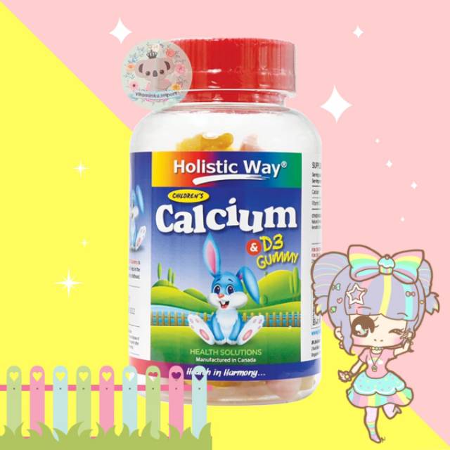 Jual Holistic Way Children Calcium and Vitamin D3 Pertumbuhan Tulang dan Gigi Anak (Ostelin
