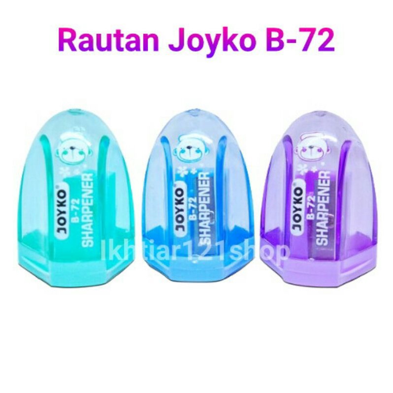 Jual Rautan Pensil Joyko/Serutan Pencil Joyko B-72 Per pcs/Satuan ...