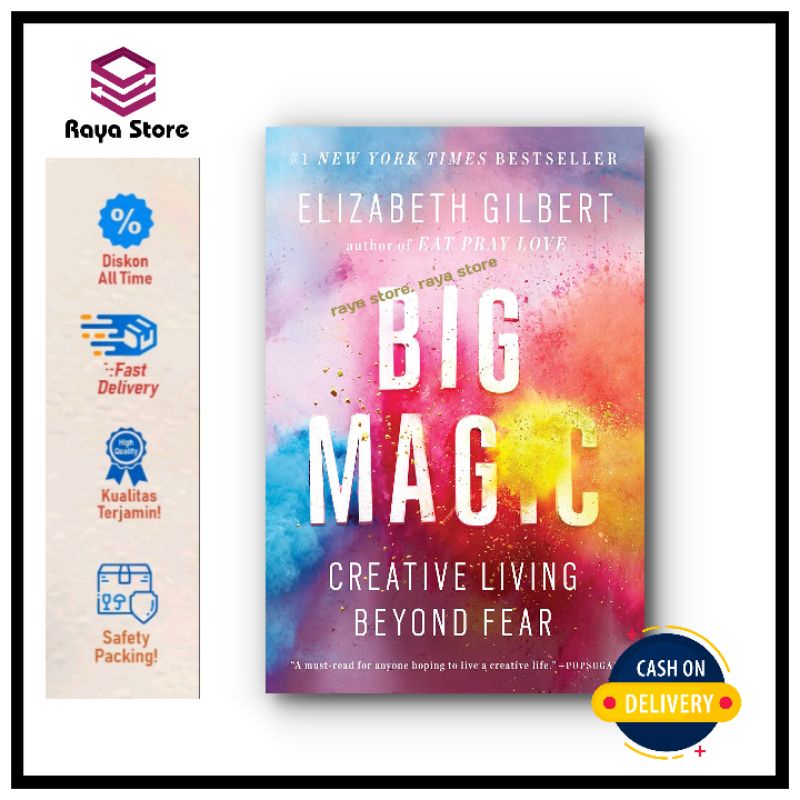 Jual Big Magic Creative Living Beyond Fear by Elizabeth Gilbert (english version) Shopee