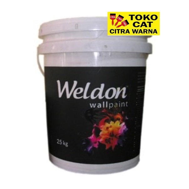 Jual Cat Tembok Interior Weldon 25 kg Shopee Indonesia