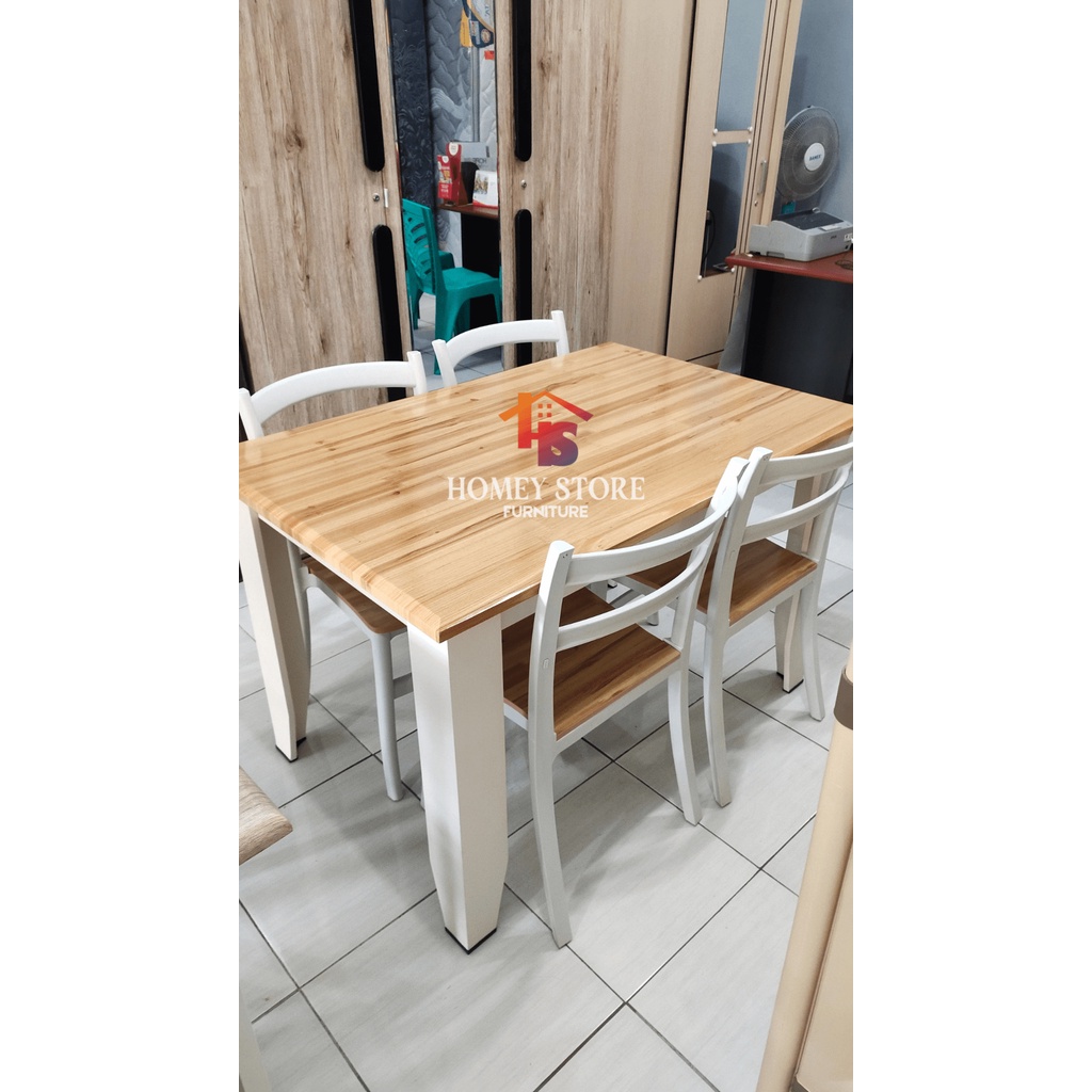 Jual Meja Makan Olympic DTM Alma 4 Kursi | Shopee Indonesia