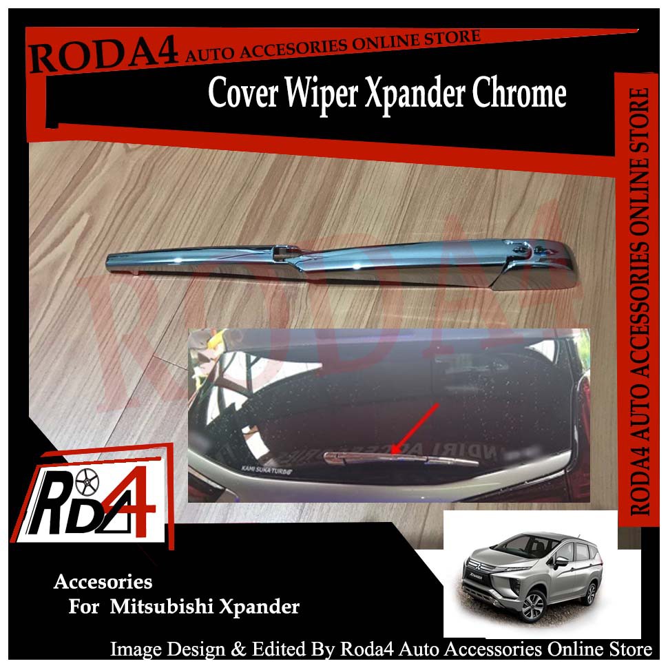 Jual Cover Wiper Belakang Xpander Chrome Garnish Wiper Xpander Chrome Shopee Indonesia