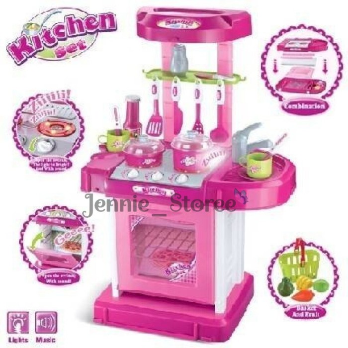 Jual Mainan Kitchen Set Koper Mainan Anak Masak / Dapur / Kitchen set ...
