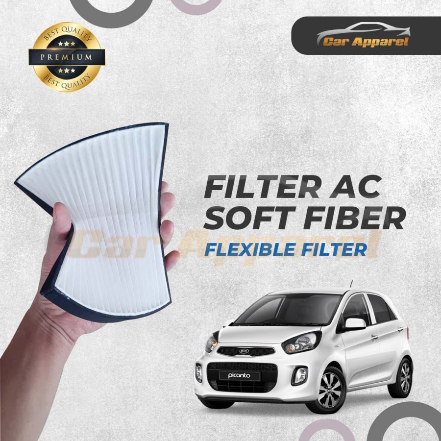 Jual SOFT FIBER FILTER AC KIA PICANTO Shopee Indonesia