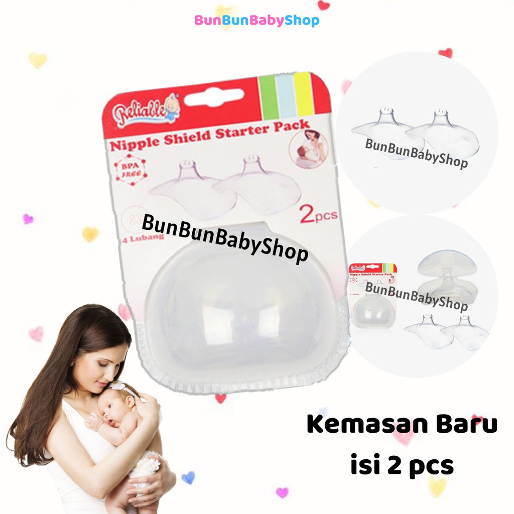 Jual Penyambung ASI Silicone 2in1 Puting Silikon Nipple Shield ...