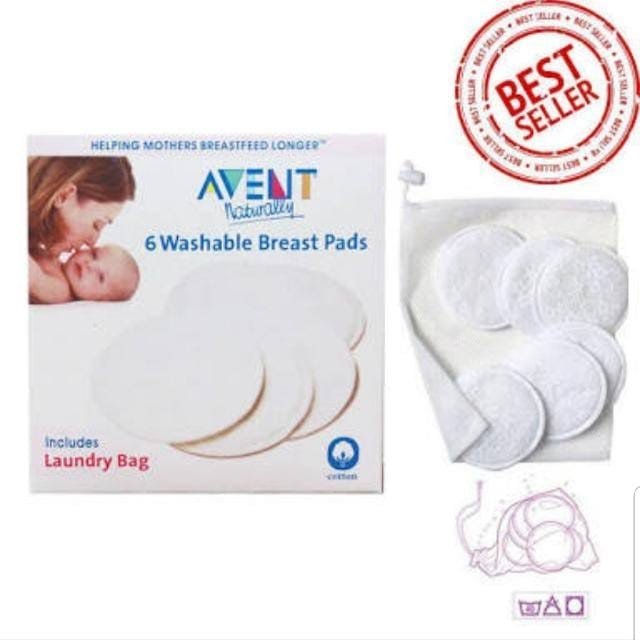 Jual Washable Breast Pad Avent Penyerap Asi Bisa Dicuci /Pakai Ulang