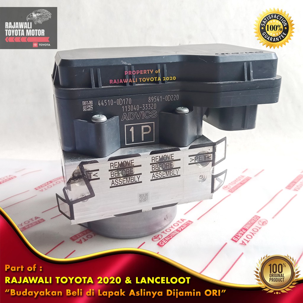 Jual Modul ABS Actuator "Seri 1P" Yaris & Vios Original Genuine Toyota