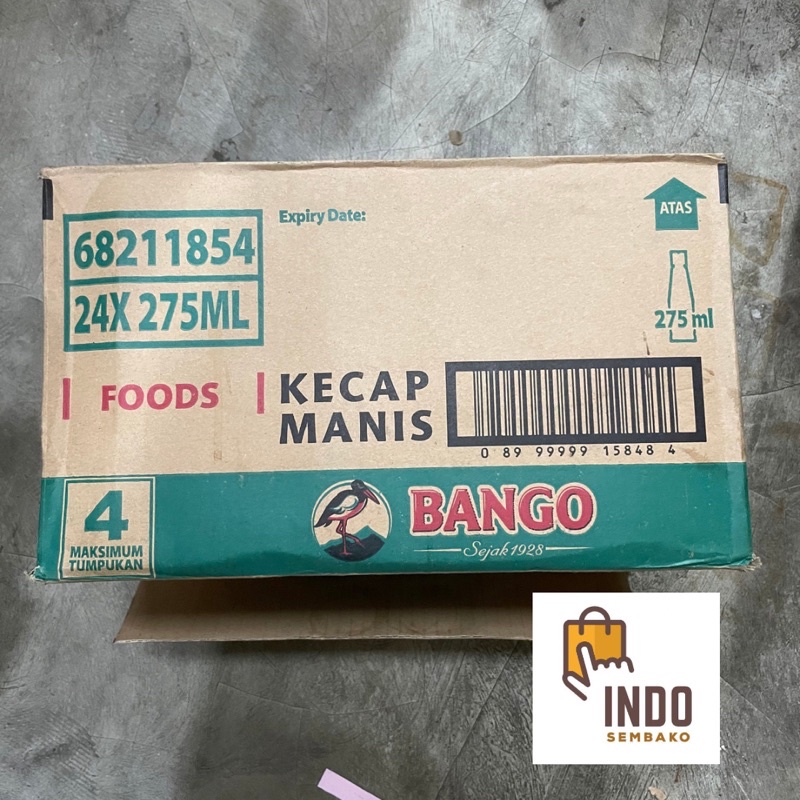 Jual Kecap Bango 24 x 385ml dus / Kecap Bango 24 x 385 ml / Bango Botol ...