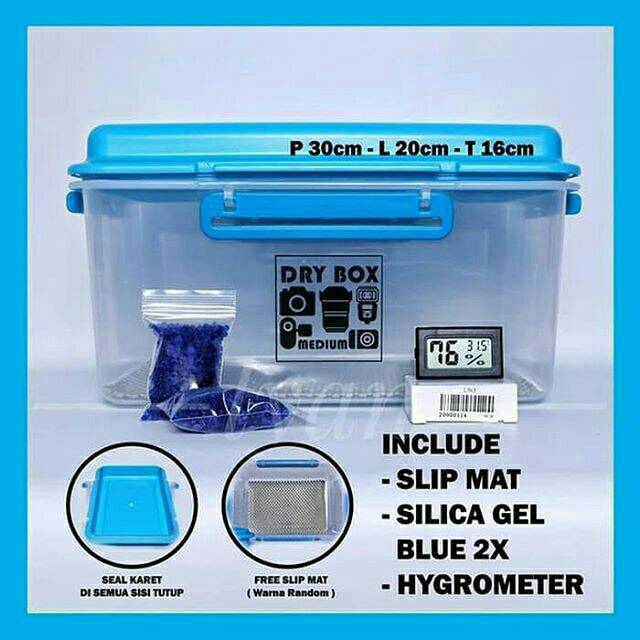 Jual Dry Box Tempat Penyimpan Lensa Kamera DSLR Mirrorless Nikon Canon ...