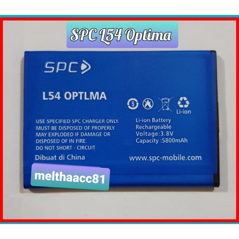 Jual Baterai SPC L54 OPTIMA Original BATTERY L54 OPTIMA | Shopee Indonesia
