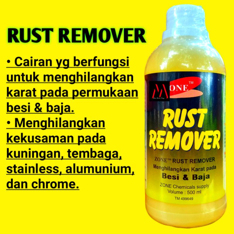 Jual Rust Remover Pembersih Karat dan Kerak pada permukaan besi, baja ...