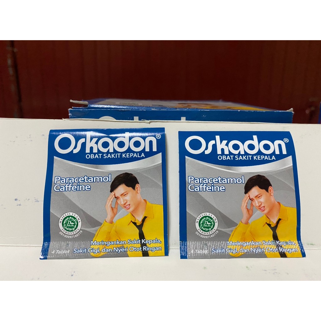 Jual Oskadon Obat Sakit Kepala Isi Tablet Per Strip Shopee Indonesia