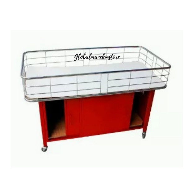 Jual Box Obral l Rak Wagon Keranjang Baju Obral ( UKURAN 120 X 60 CM ...