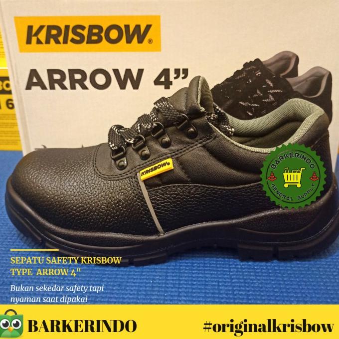 Jual Sepatu safety Krisbow Arrow 4 inch | Shopee Indonesia