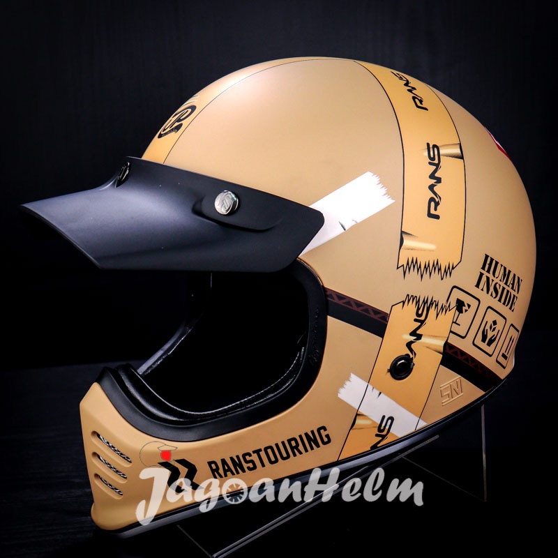 Jual JPX HELM JP SIGNATURE HUMAN INSIDE RANS SE | CAPUCCINO DOFF ...