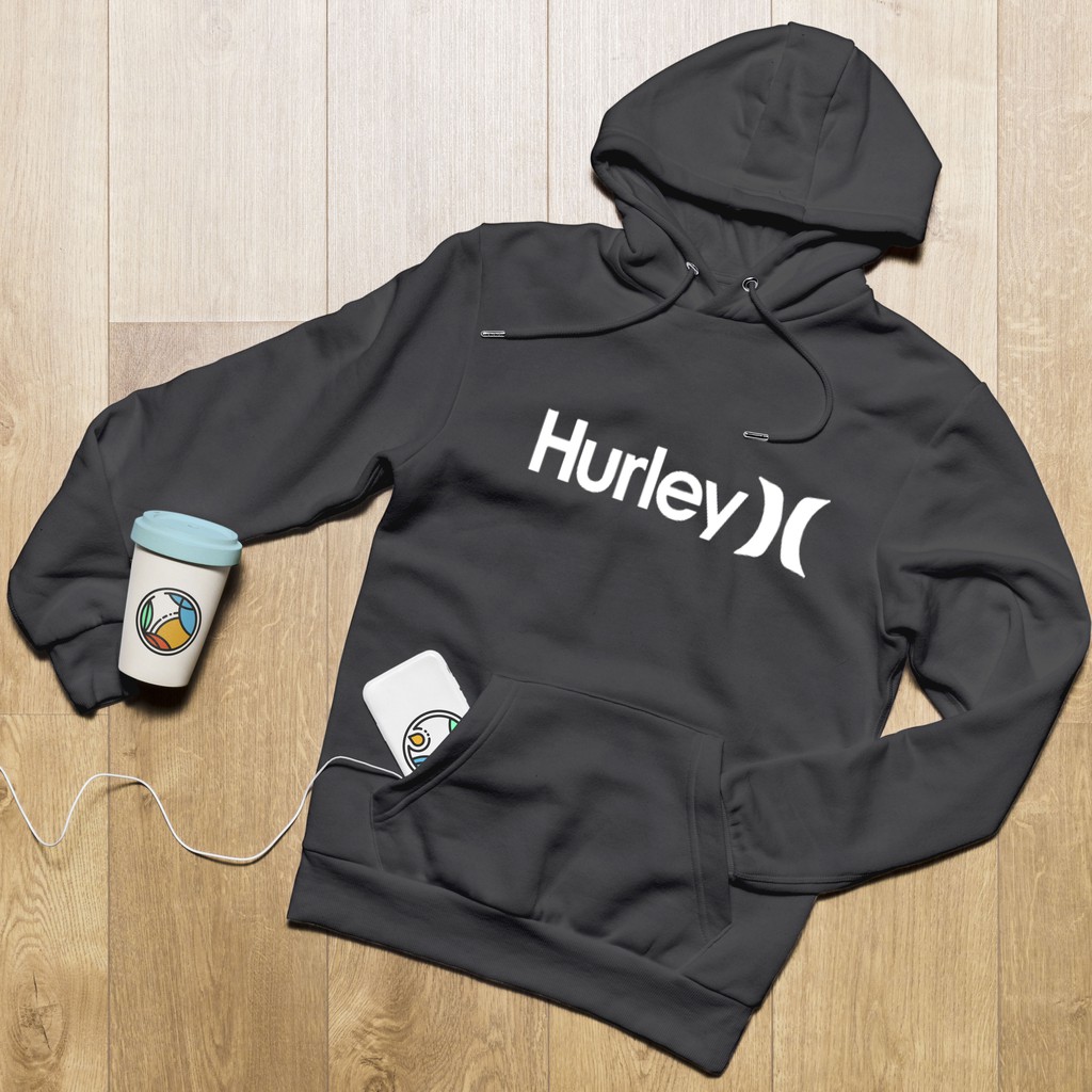 Jual JAKET HOODIE HURLEY JUMBO ALL SIZE S M L XL XXL XXXL XXXXL
