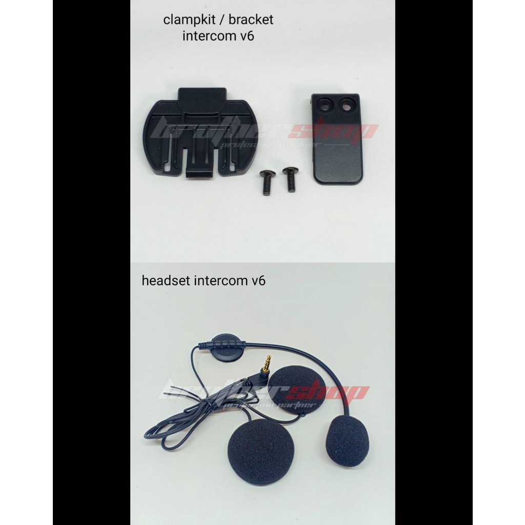 Jual Headset Bracket Bluetooth Intercom Helm Vnetphone V6 V4