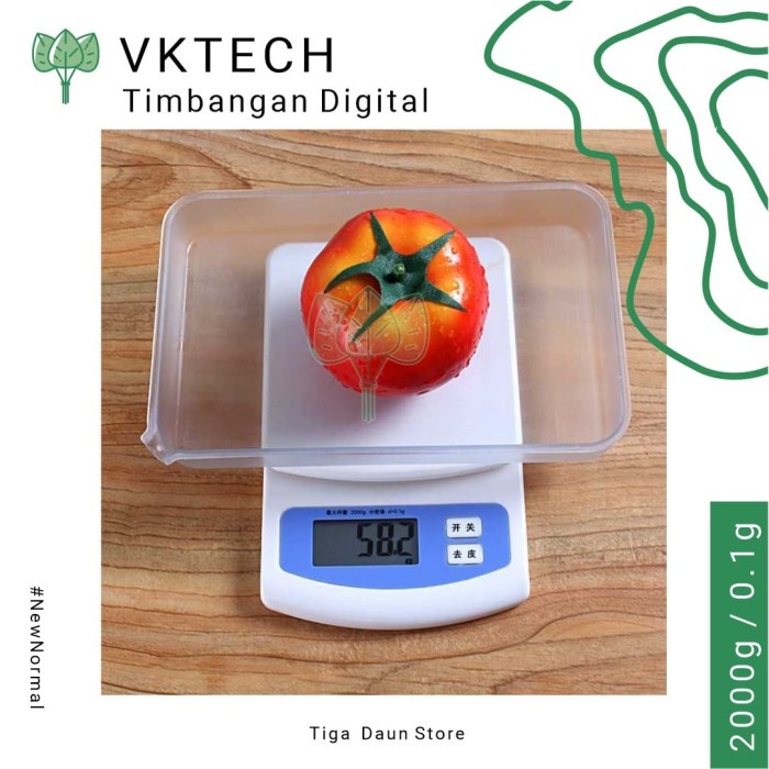 Jual TIMBANGAN ROTI DAPUR / COFEE SCALE 2000g | Shopee Indonesia