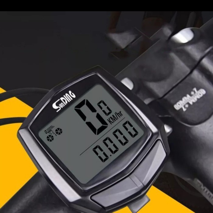 Jual speedometer sepeda digital lcd waterproof anti air mtb odometer ...