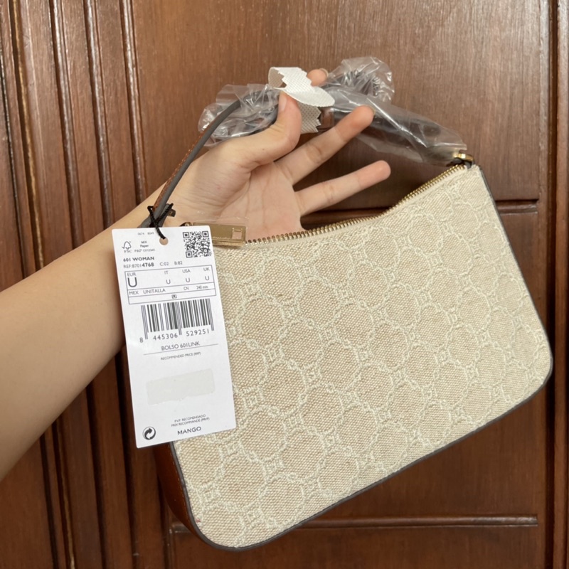 Jual Mango Jacquard baguette bag READY STOCK JASTIP USA Shopee Indonesia