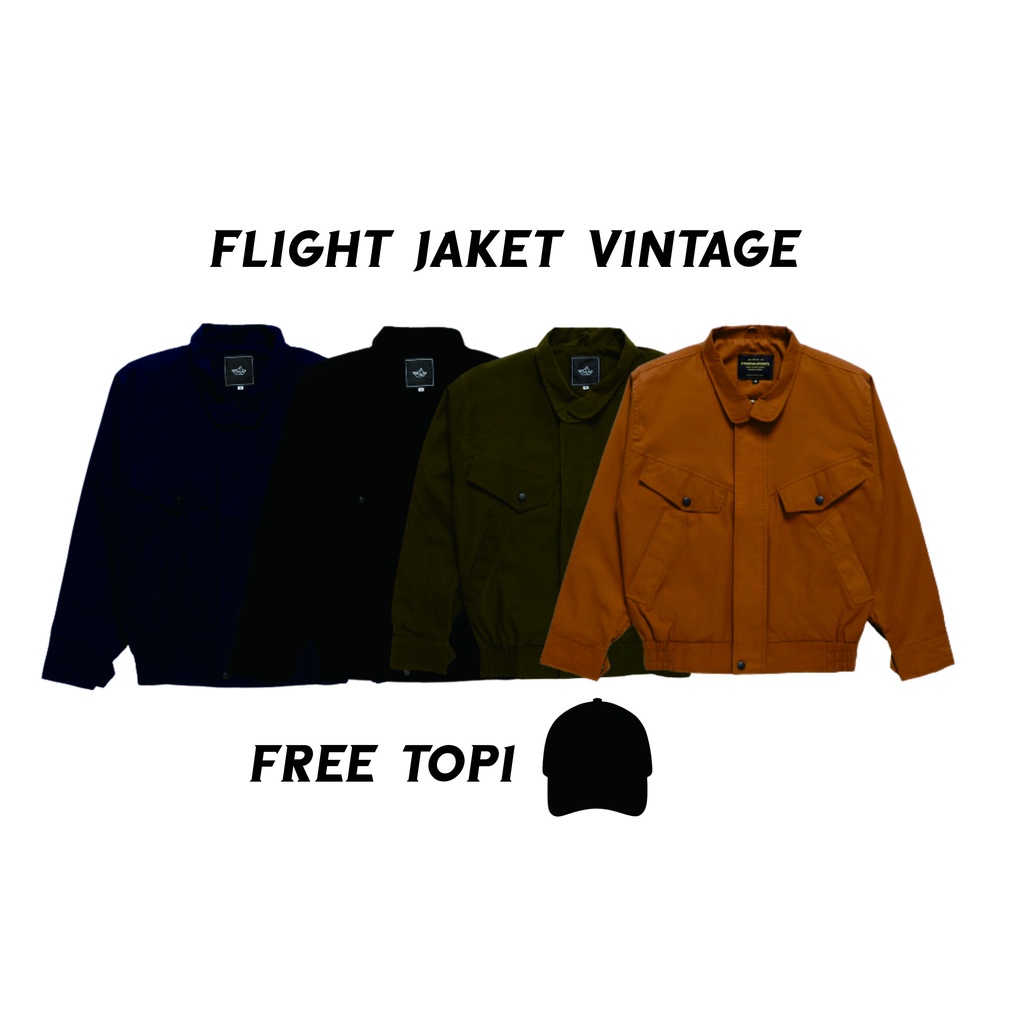 Jual Flight jaket vintage premium jaket Distro COD / JAKET BOMBER ...