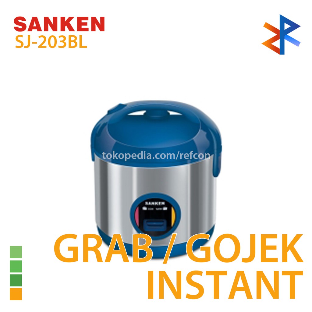 Jual SANKEN SJ203 BK / BL Rice Cooker 1 Liter Shopee Indonesia
