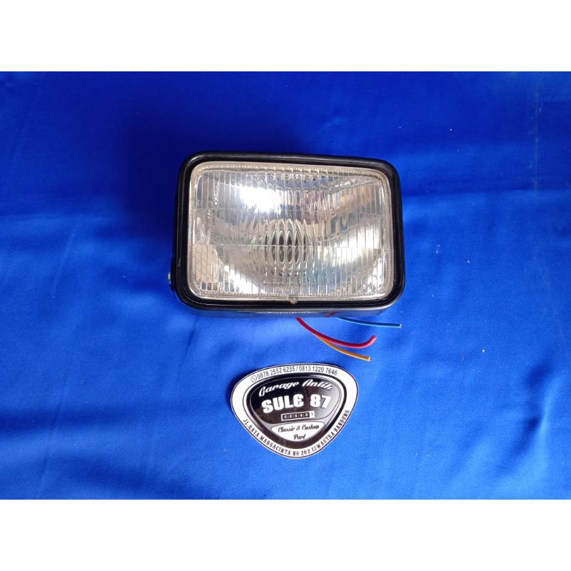 Jual lampu depan headlamp kotak mini motor nusantara arjuna, motor mini custom Shopee Indonesia