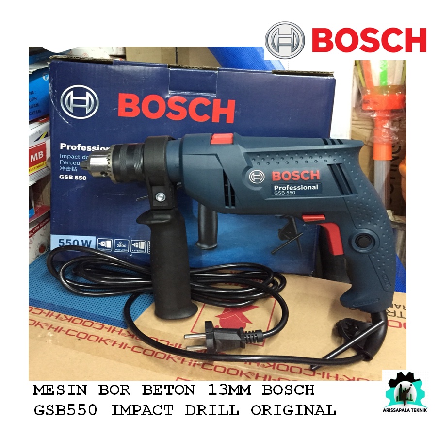 Jual Mesin Bor Beton Mm Bosch Gsb Bor Tembok Impact Drill Shopee Indonesia