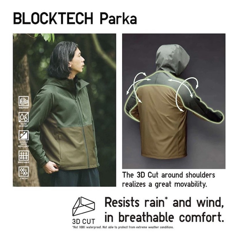 Blocktech jaket parka deals