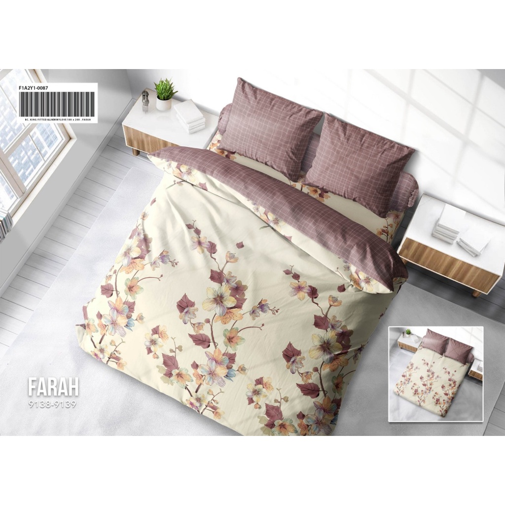 Jual SPREI MY LOVE 180x200 NEW MOTIF TINGGI 30 KING SIZE TERLARIS ...