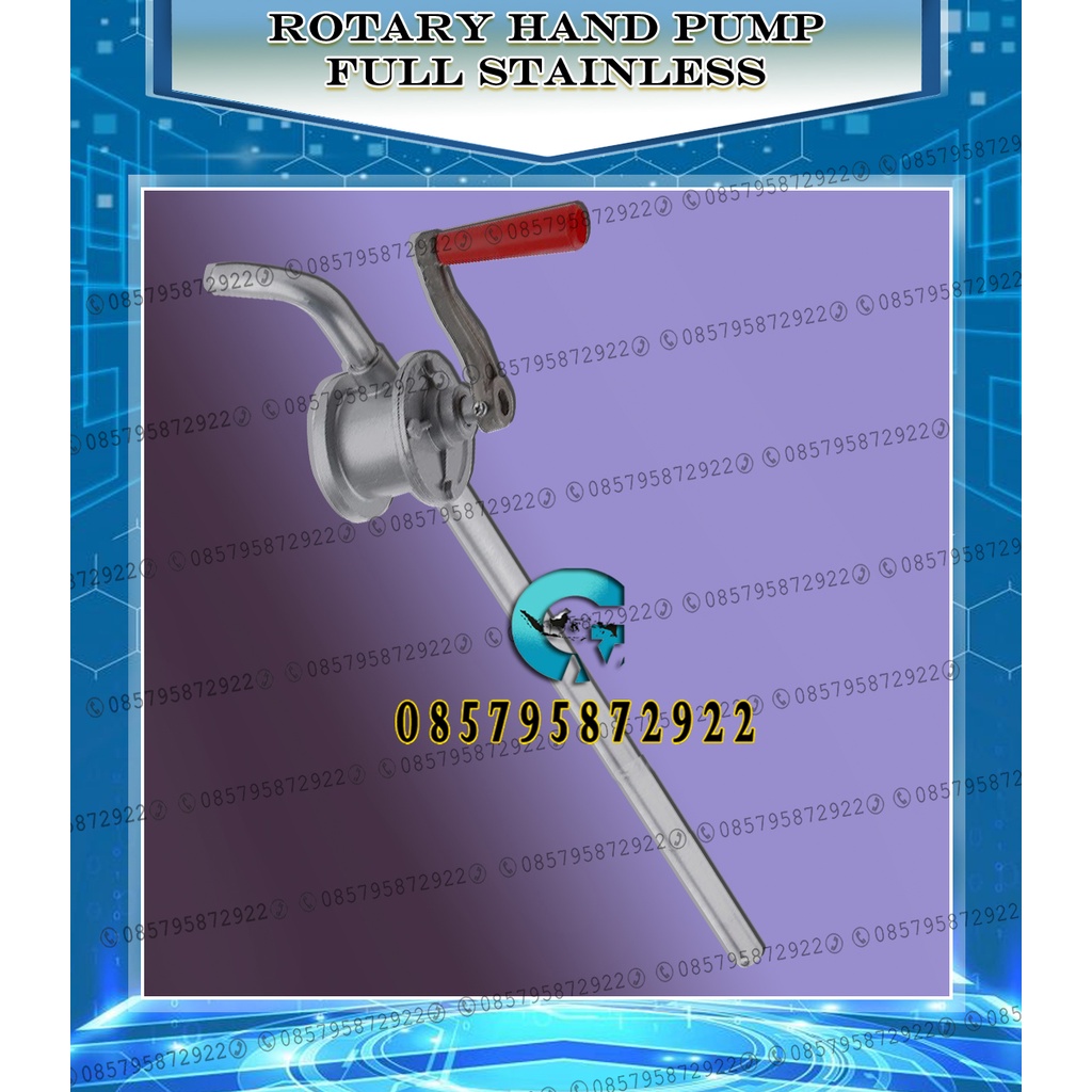 Jual Rotary Hand pump Tahan Kimia STAINLESS STEEL 304 Shopee Indonesia
