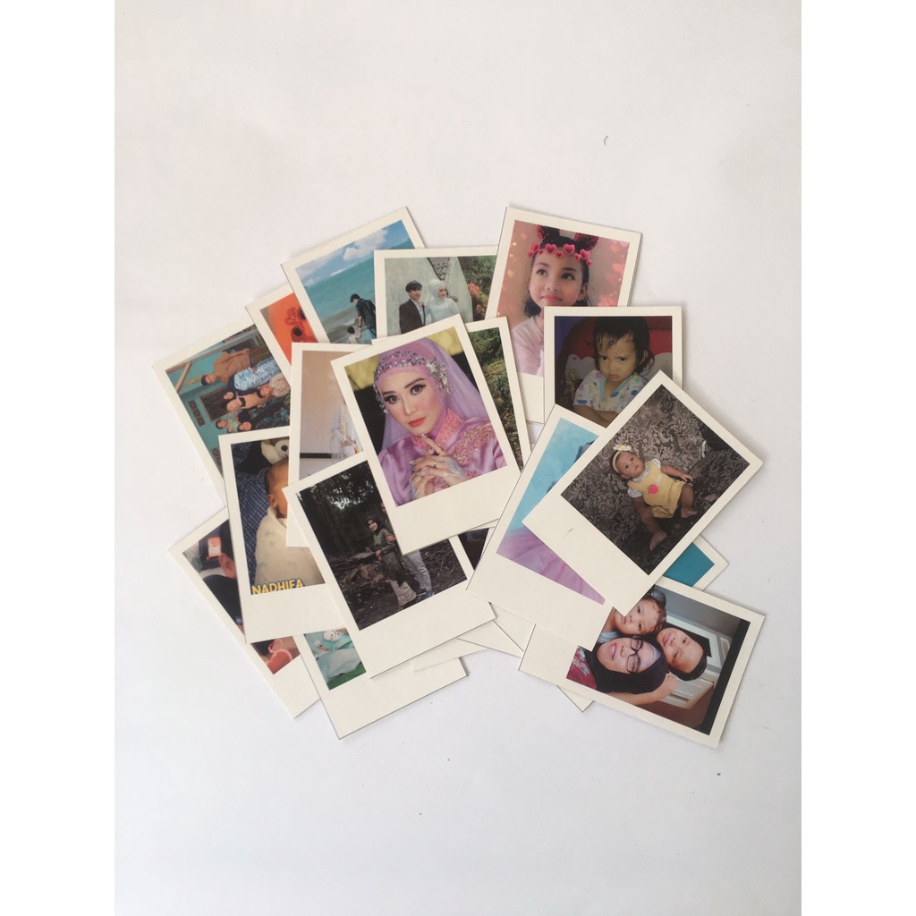 Jual Cetak Foto Polaroid 25pcs 2r 6x9cm Super Glossy | Shopee Indonesia