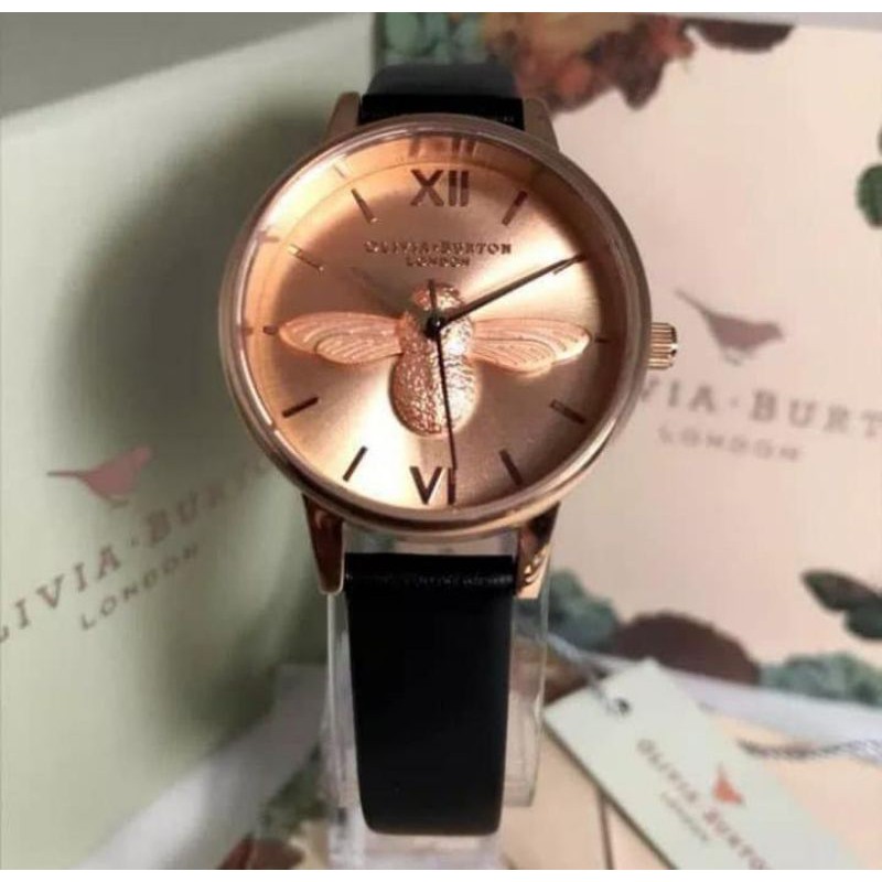 Jual Jam Tangan Olivia Burton 3D 30mm Original Fullset Box Shopee