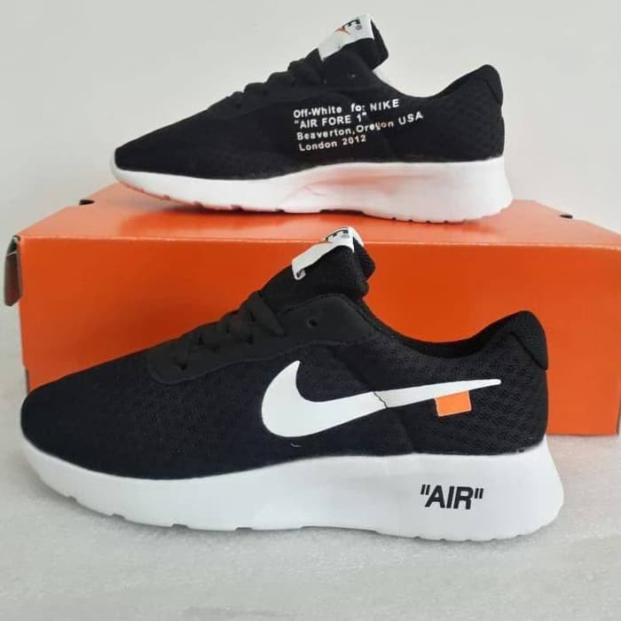 Nike tanjun x deals off white