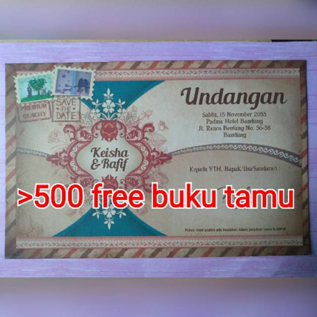 Jual Undangan Pernikahan model amplop murah | Shopee Indonesia