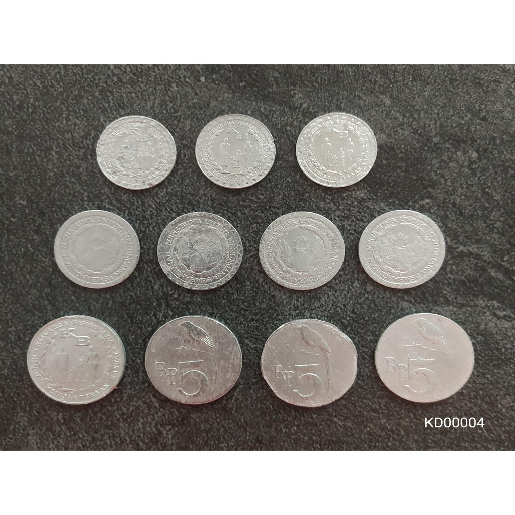Jual Uang Kuno Koin Rp 5 Dan Rp 10 Paket 11 Keping KD00004 | Shopee ...