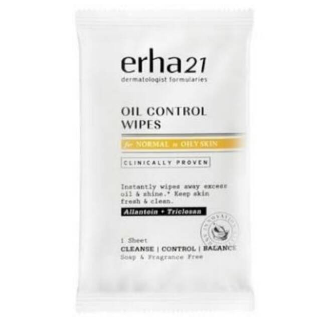 Jual ERHA 21 OIL CONTROL WIPES Shopee Indonesia