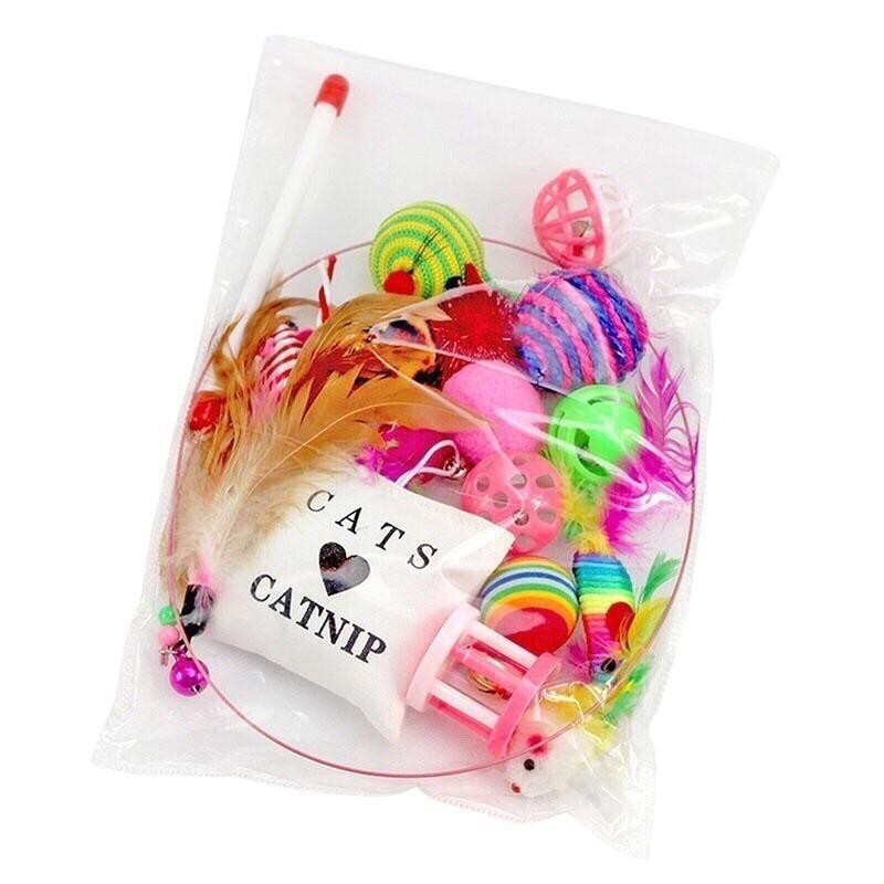 Jual Mainan Kucing - Cat Toys 1 Set Isi 16Pcs / Mainan interaktif ...