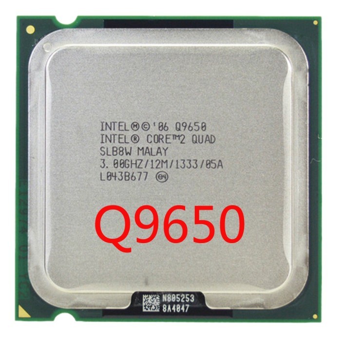 Jual PROCESSOR INTEL QUAD CORE Q9650 Q9550 Q9500 Q9400 Q8400 Q8300