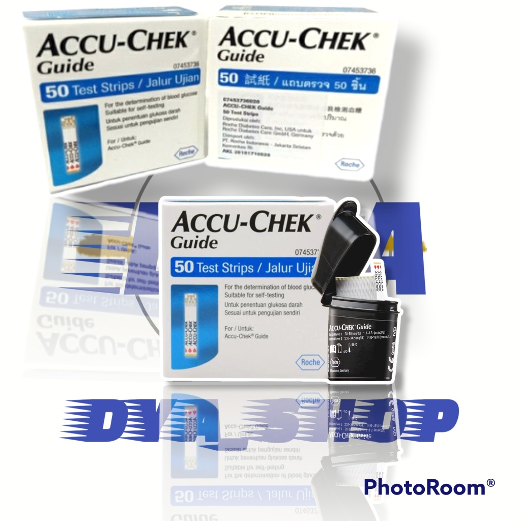 Jual Accu Chek Guide Strip / Strip AccuChek Guide Isi 50 | Shopee Indonesia