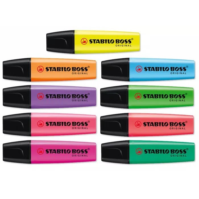 Jual Stabilo BOSS ORIGINAL Colour Highlighter Textliner Text Color High ...
