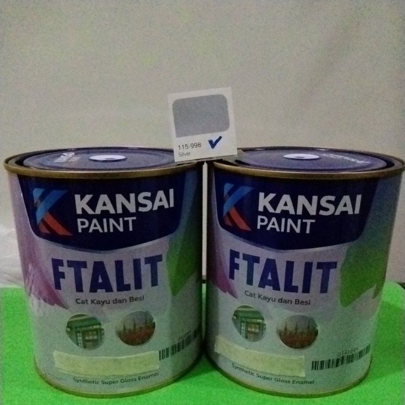 Jual Ftalit 998 Silver Cat Kayu And Besi 1ltr Shopee Indonesia 7134