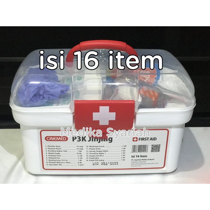 Jual KOTAK P3K PLASTIK JINJING ONEMED Shopee Indonesia