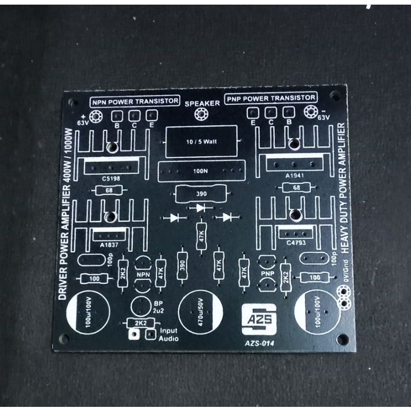 Jual PCB Driver Power Amplifier 400W - 1000W 2 Tingkat Simetris