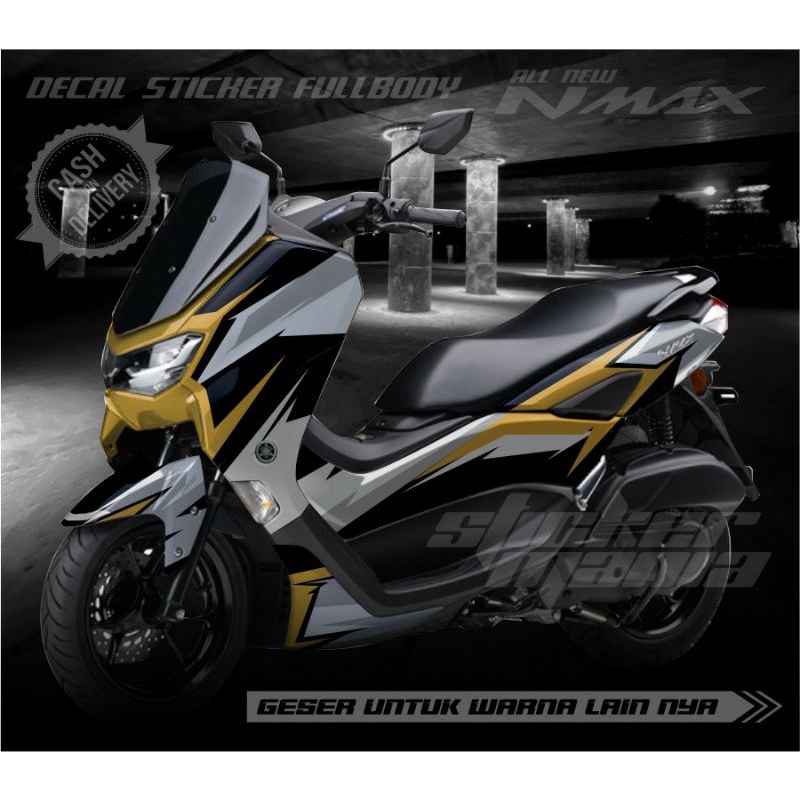 Jual Stiker Decal NMAX New Stiker Striping Full Body variasi sticker