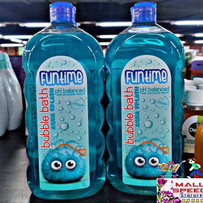 Jual Funtime Aqua Splash Bubble Bath 1L Shopee Indonesia