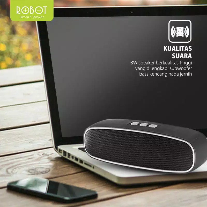 Jual Speaker Bluetooth Robot RB210 Portable Wireless Super Bass Mini ...