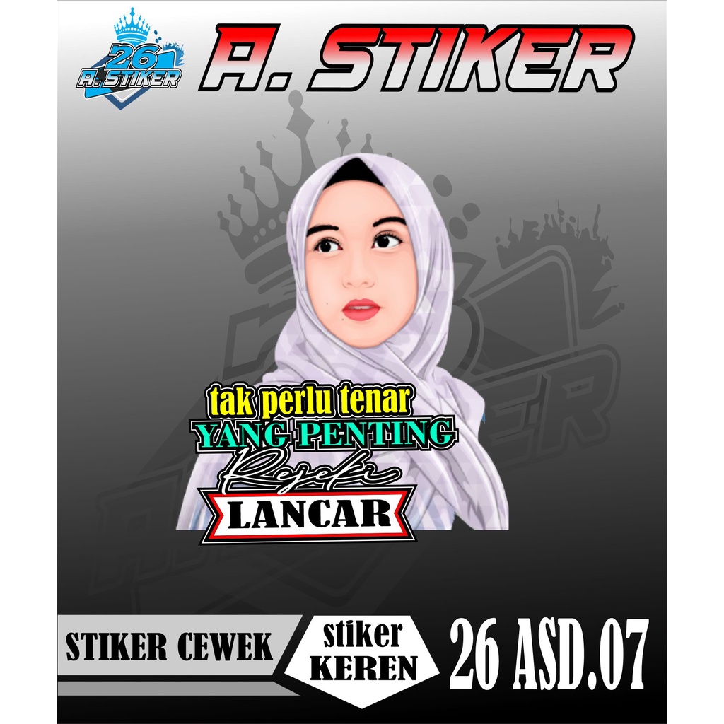 Jual Stiker Cewek Stiker Mobil Stiker Truk Stiker Motor Stiker Variai ...