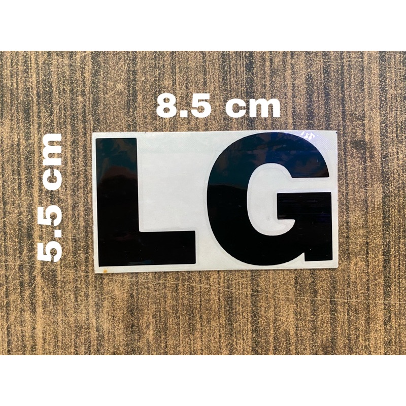 Jual cutting Sticker tulisan AC LG ukuran 8.5 cm x 5.5 cm | Shopee ...